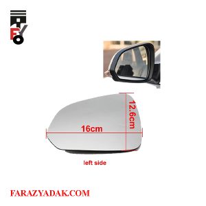 شیشه آینه بغل چپ ام جی 360 اتومات